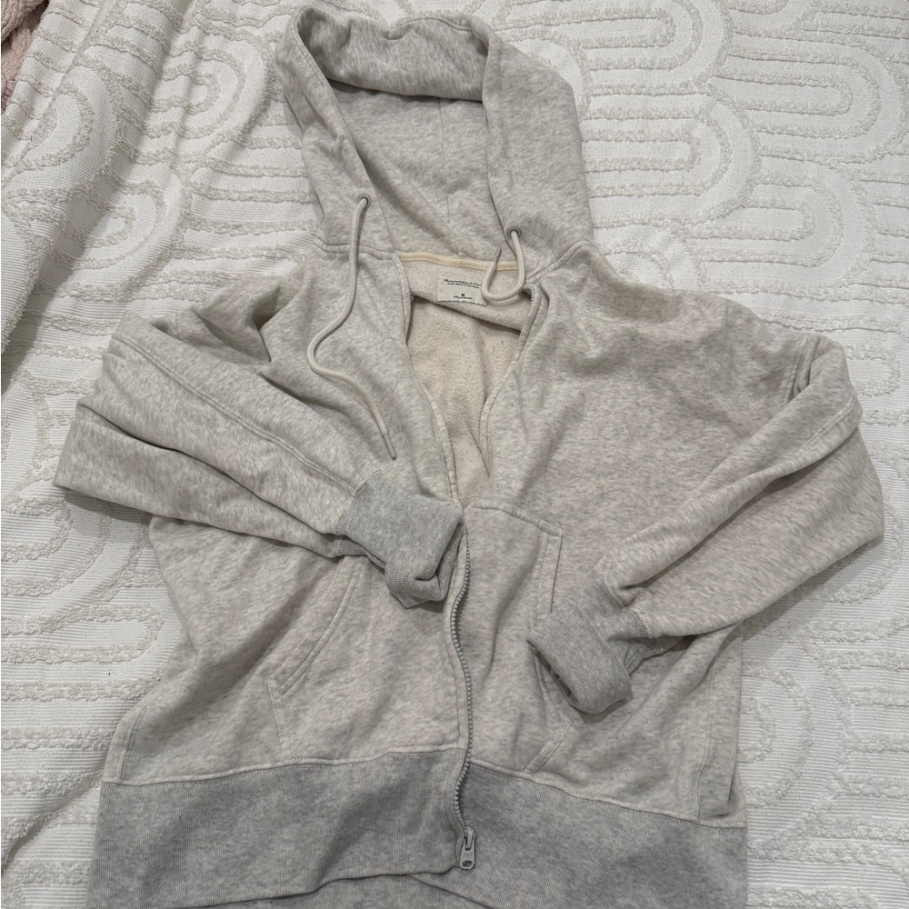 Abercrombie soft af zip up hoodie